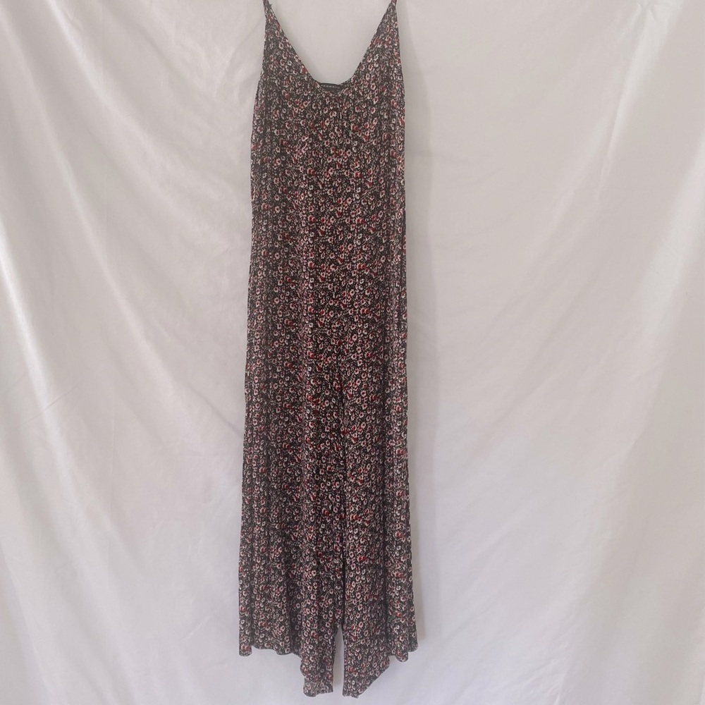 Staccato Floral Jumpsuit, Size M